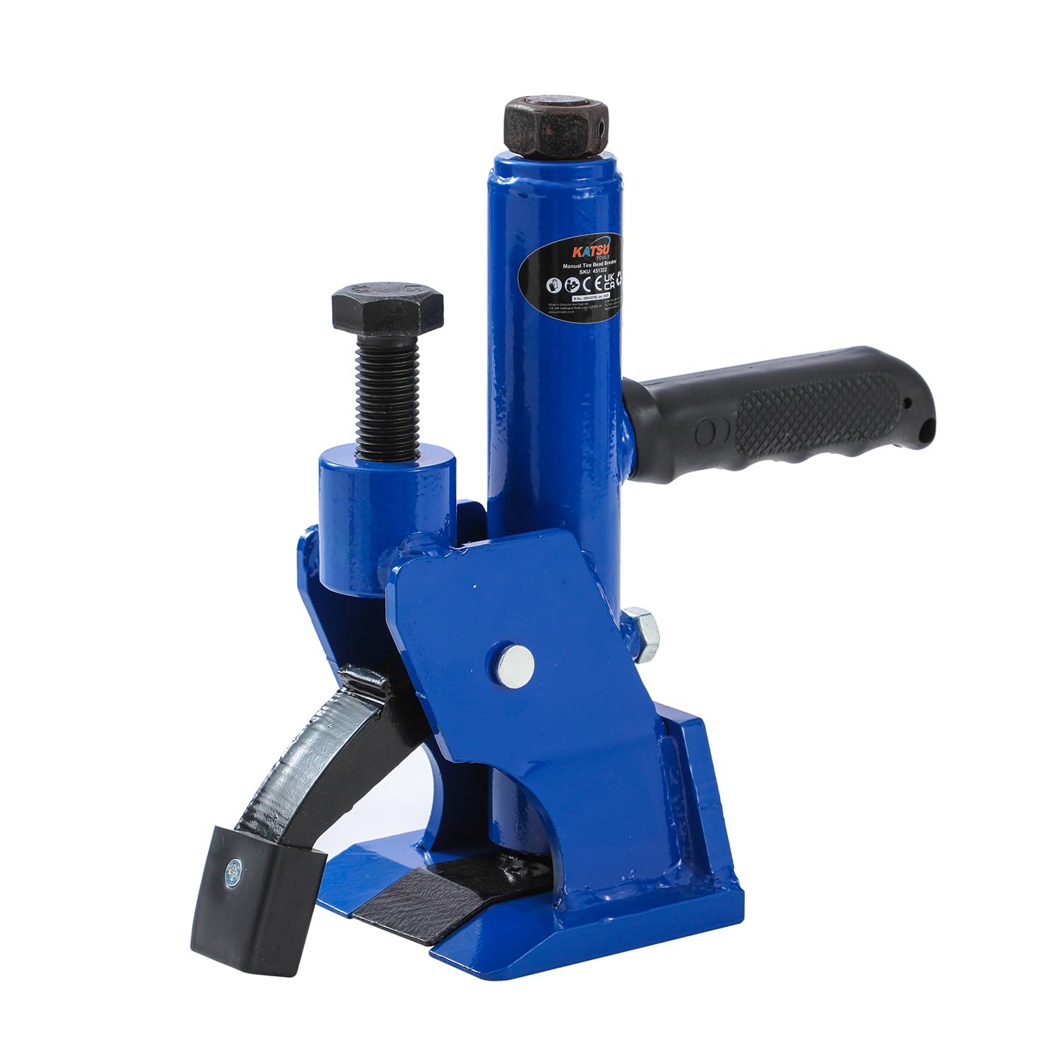 KATSU Tools Rompe talón Manual para neumáticos – con Mango y Almohadilla Goma, Garra Extra, Cambiador Universal Coche, Tractor, ATV, Remolque