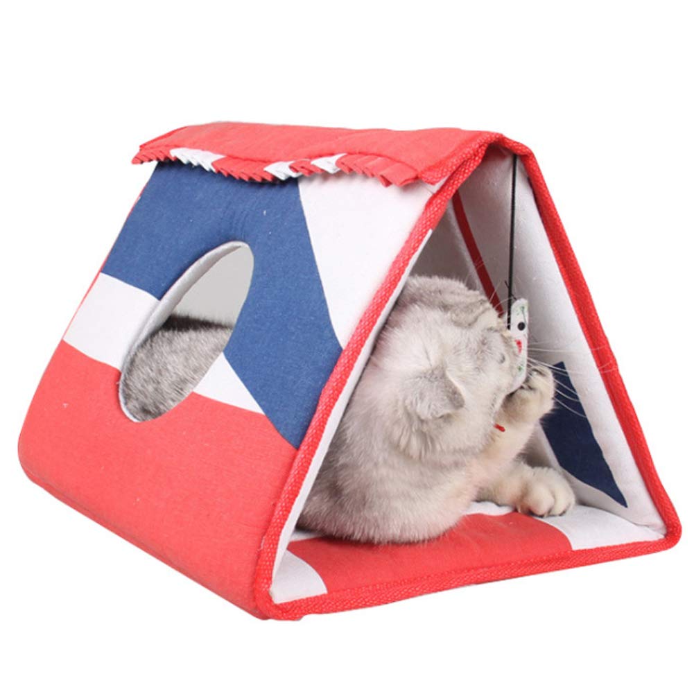 Giochi per Gatti Giochi per Gatti Gioca A Tunnel, Gioca A Nascondino, Tappetino per Graffi di Gatto, Collezione di Graffi di Moquette in Sisal con Giocattolo Appeso per Gattini