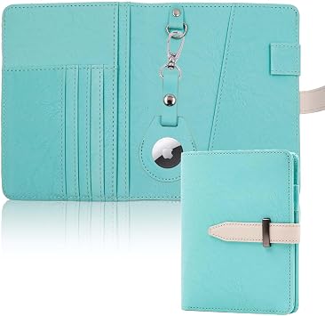 DE0072Zise Passport wallets, Mulit-purpose RFID Blocking Passport Holder AirTag Wallet, Travel Wallet