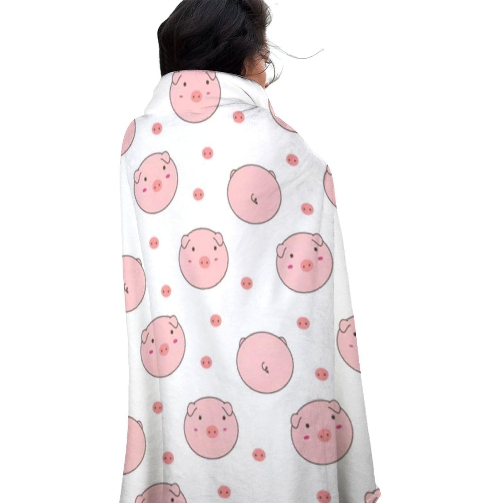 Couverture de voyage ronde ange pour rester au chaud sur une chaise
