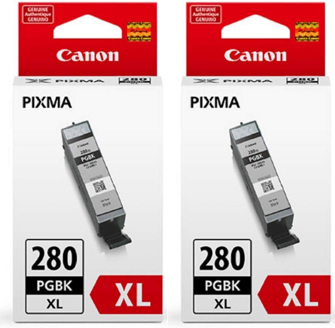 Canon PGI-280XL Ink Cartridge Pigment Black 2 Pack in Retail Packing