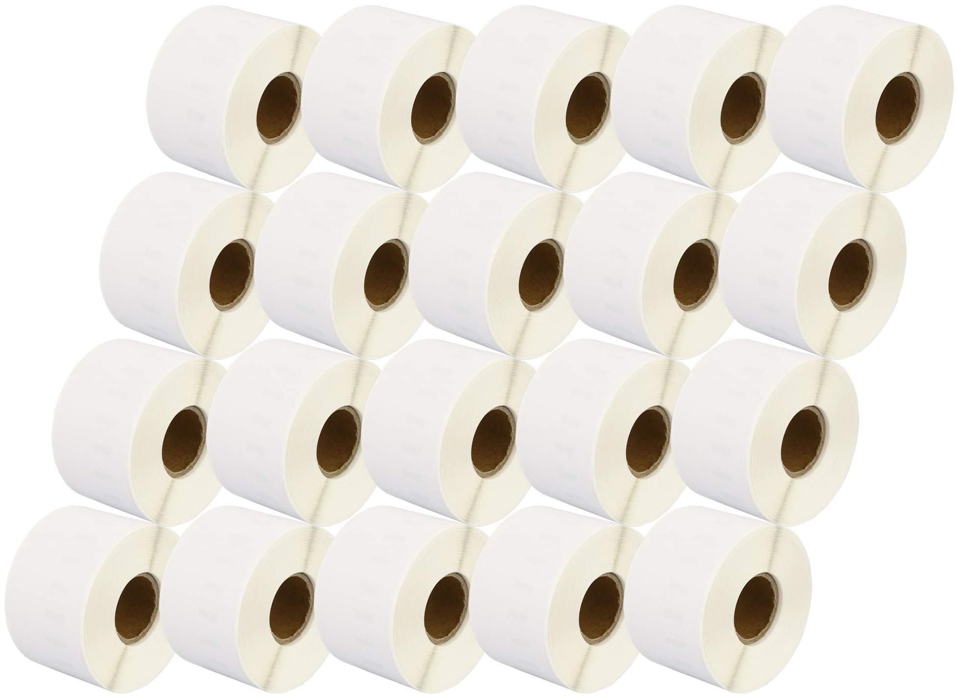 20 Compatibles Rollos 99018 S0722470 38mm x 190mm Etiquetas adhesivas para Dymo LabelWriter 4XL 450 400 330 320 310 Twin Turbo Duo Seiko SLP 450 400 240 200 120 100 Pro Plus (110 Etiquetas por Rollo)