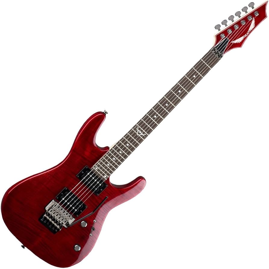 Amazon.com: Dean Custom 350 Floyd - Guitarra eléctrica con puente