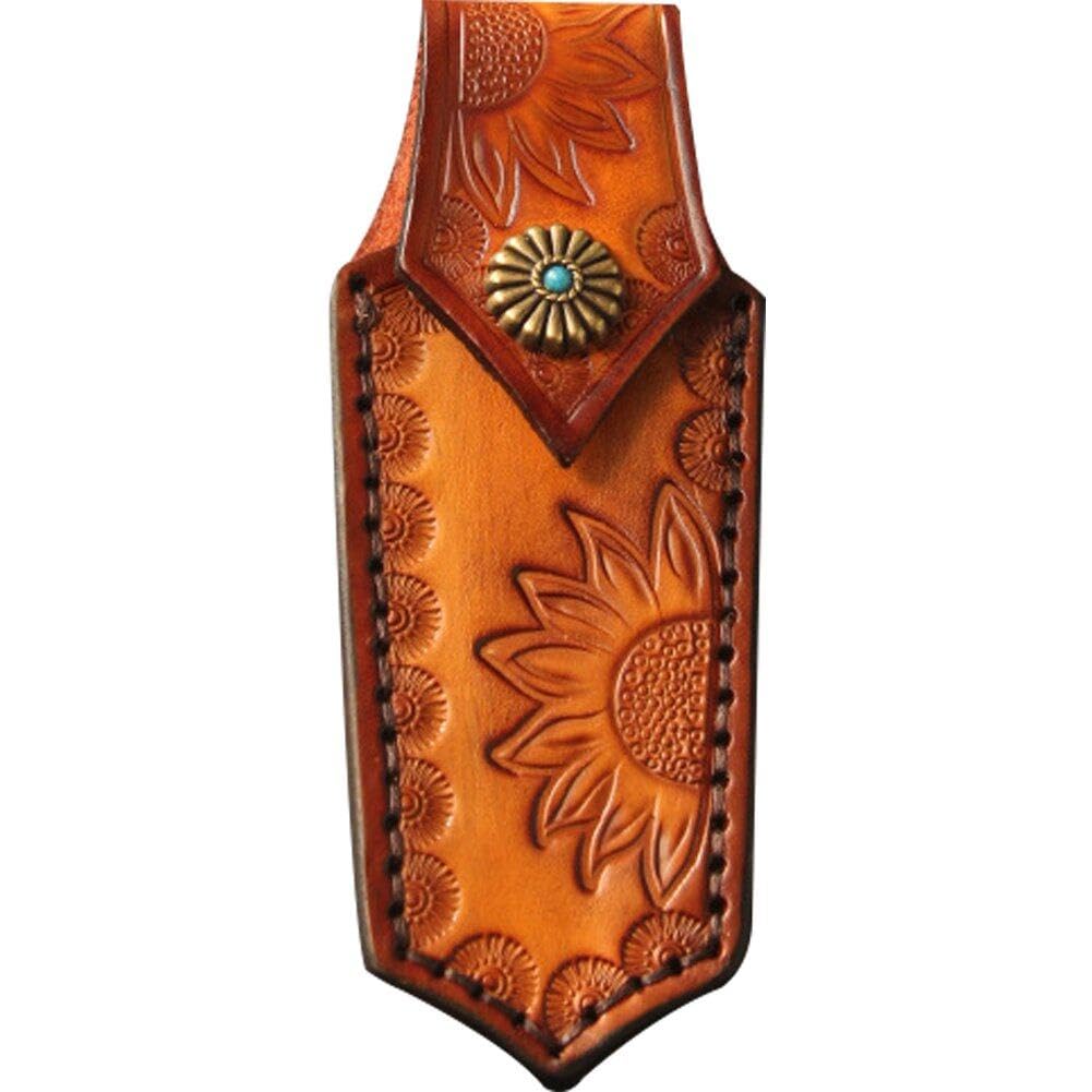 Danlai As Shown Pocket Knife Sheath Outdoor Equipment Knife Sheath Holster Camp Outdoor Carry Belt Loop Case Fold Knife Holder