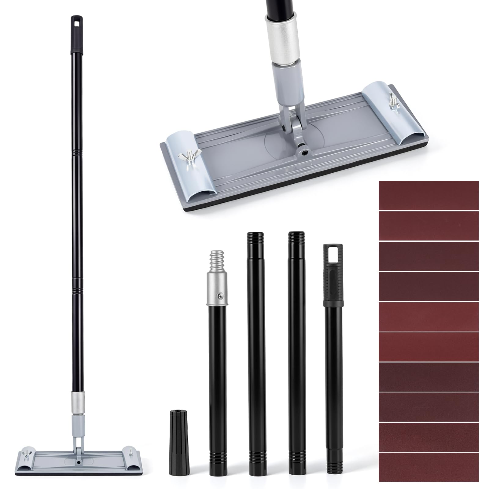Drywall Sander with Pole, 44.88 inch Wall Sander Pole Sander Set
