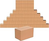 Vista 1 de Edenseelake Paquete de 40 cajas de envío de 10 x 6 x 6 pulgadas, cajas de cartón medianas para embalaje, mudanza, correo, color marrón