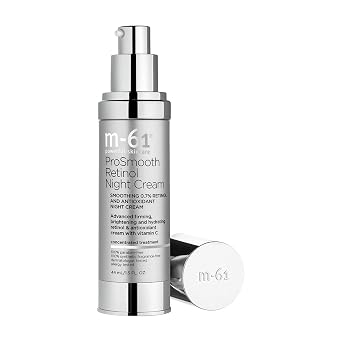m-61 ProSmooth Retinol Night Cream | 0.7% Retinol Night Cream Plus Vitamin C. Firming, Brightening, Hydrating - 1.5 Fl Oz