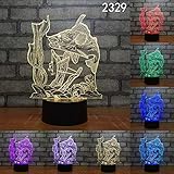 1. Projekttyp: 3D-LED-Nachtlicht Substrat: ABS-Kunststoff; Material der Lichtleiterplatte: Acryl