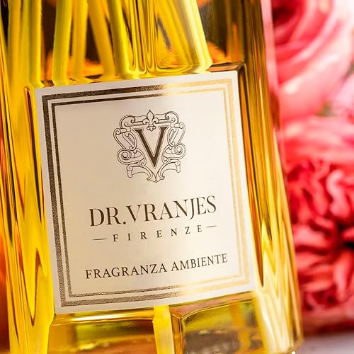 Miniatura 5 de Dr. Vranjes - Difusor Rosa Tabacco de 8.5 fl oz + paquete doble de varillas blancas (paquete de 3 piezas) - Fragancia casera de lujo, aroma