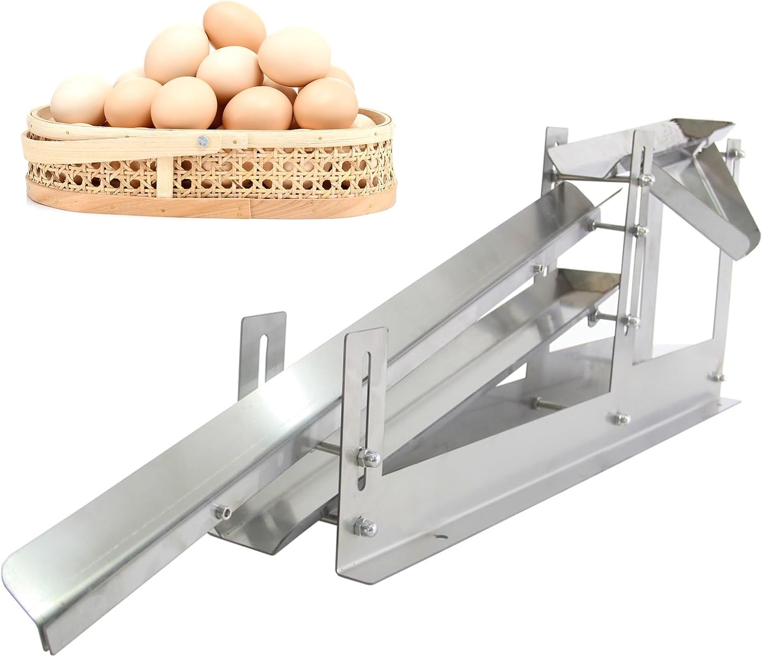 Commercial Egg Yolk Separator Machine, Egg White Strainer Commercial, 304 Stainless Steel, 500–800 Eggs/Hour, Adjustable speed, for Bakeries, Restaurants, Home Kitchens Baking