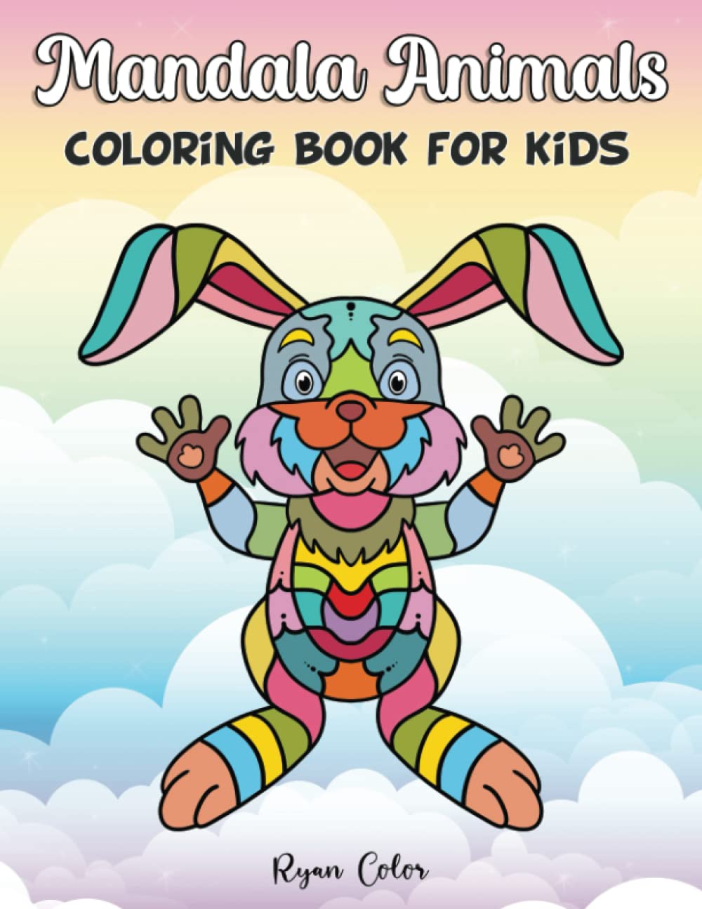 Mandala Animals Coloring Book for Kids: Easy Animals Mandala for Kids ...