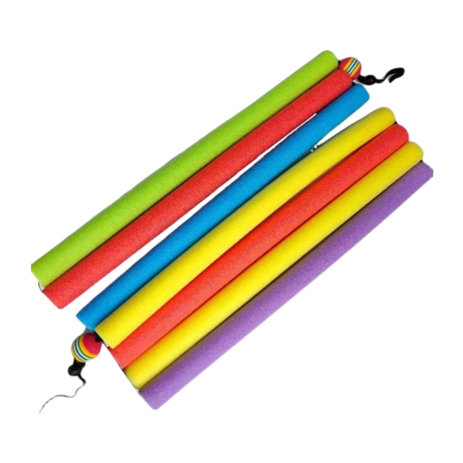 Menolana High Jump Crossbar Training Equipment, Portable Practice Pole Stand Bungee Cord Field Track Accessories for Gym,Women Men, Length 3.5m