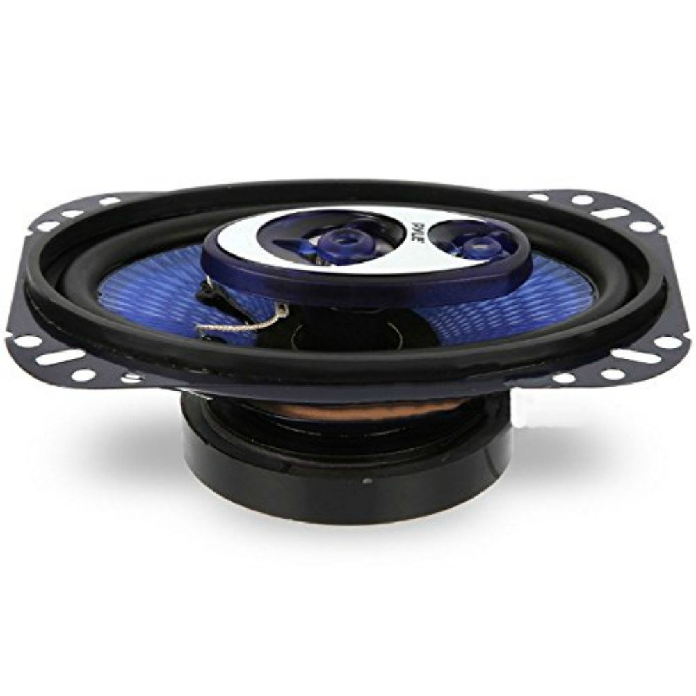 Pareja DE Altavoces O DIFUSORES OVALADOS 4" X 6" 10 CM X 15 CM PYLE PL463BL Azul 240 Watt RMS 480 Watt MAX A. 3 Calles TRIASSIALI por Puertas Portero ES TAQUILLAS Coche