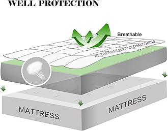 EASELAND King Size Mattress Pad Pillow Top Mattress Cover Quilted Fitted Mattress Protector 8-21" Deep Pocket Cooling Mattress Topper (78x80 Inches, Light Grey)