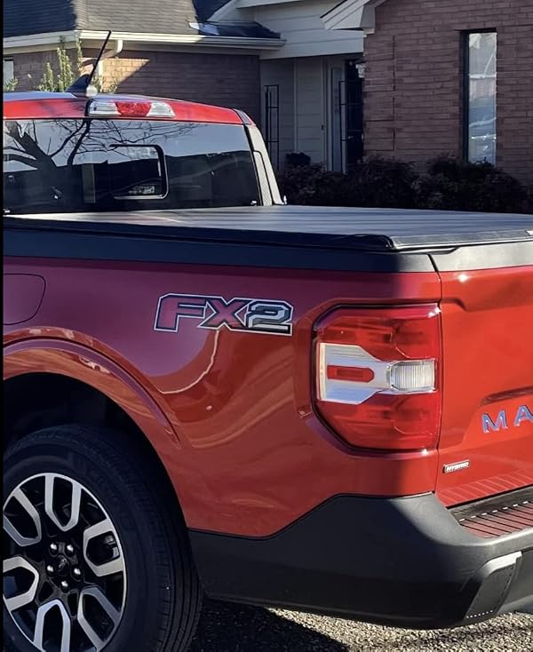 LIGHTCOR FX2 Sport Decals Compatible with Ford Ranger 2024-2025 - Red Metallic - Set of 2 by LIGHTCOR - Used condition - Image 6