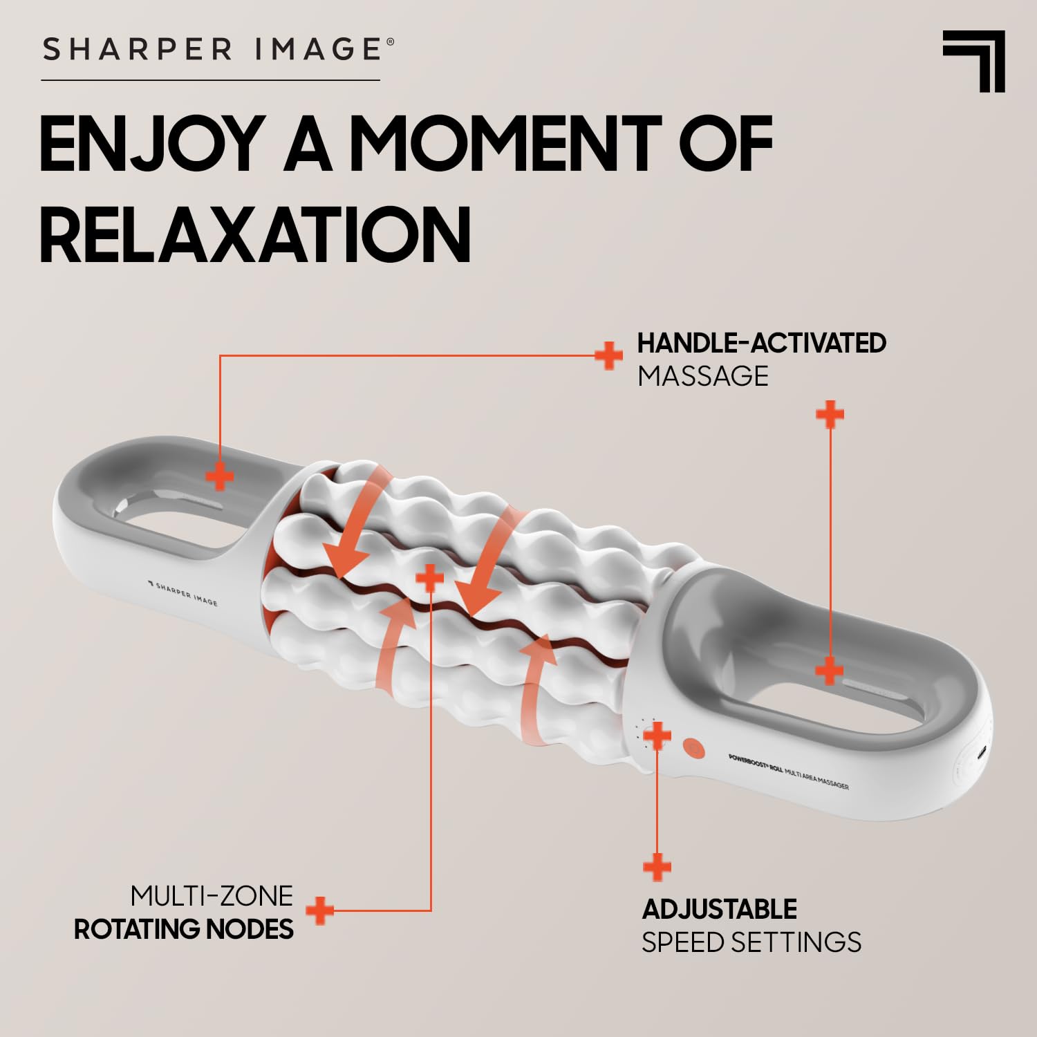 Sharper Image® Powerboost® Deep Tissue Percussion Massager Full - View #3