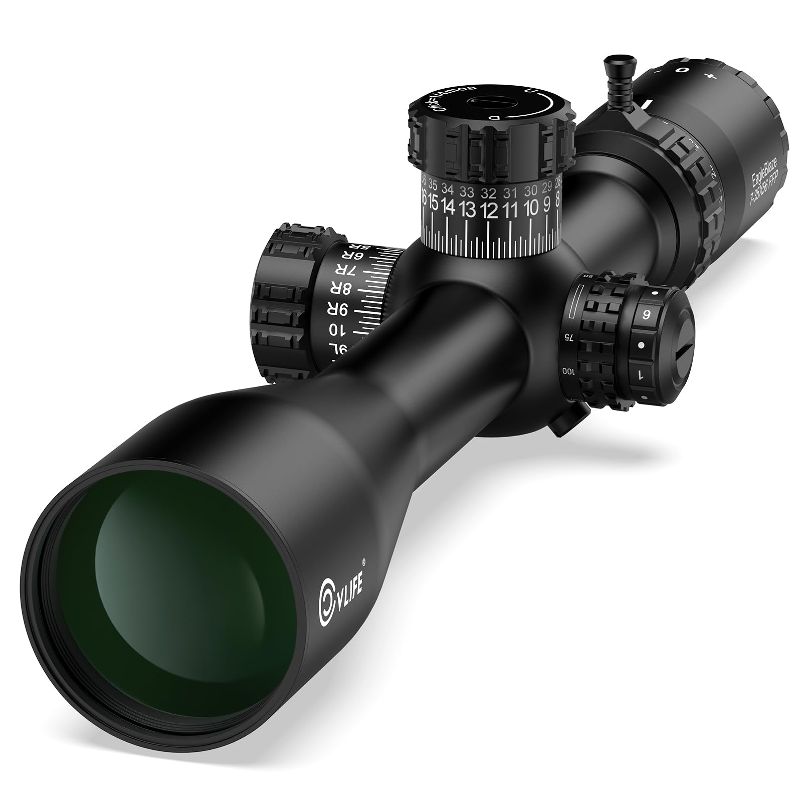 CVLIFE EagleBlaze 7-35x56 FFP Rifle Scope - ED Glass, Zero Stop, Illuminated Reticle, Sid…