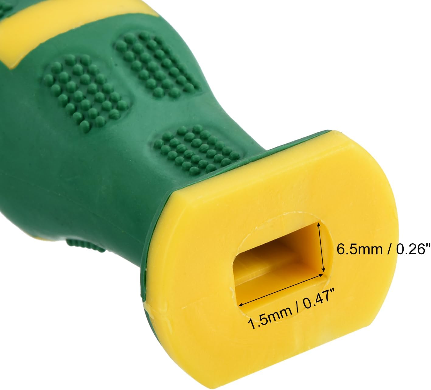 PATIKIL 4.5 Inch Rubber File Handle, 5 Pack File Cutting Tool File Handle Replacement Accessories for 0.47"x0.26" File image 3