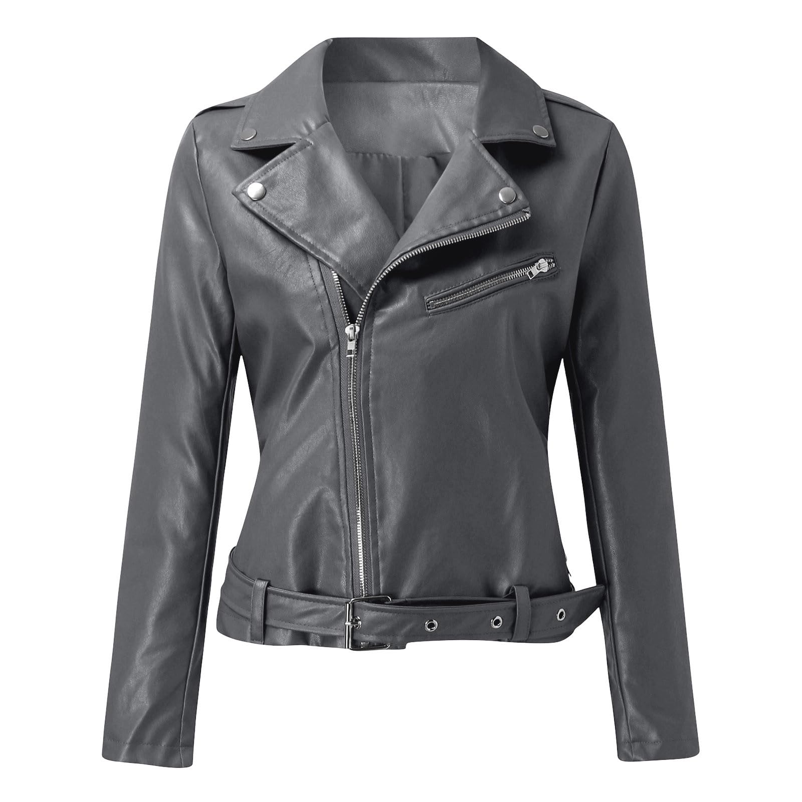 Generisch Chaqueta Mujer 2027 Cuello alto Cremallera Ligero Casual Abrigo Exterior De Moda Diario (Beige, S)
