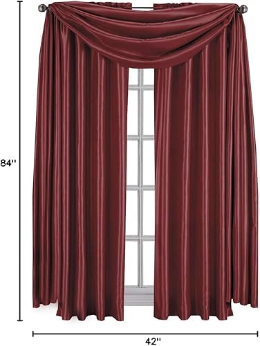 Vista 26 de Royal Hotel Bedding Soho - Cenefa con festón morado, patrón sólido, 35 x 30 pulgadas