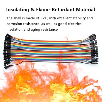 425pcs Multicolored Breadboard Dupont Wires Jumper Kit, 2.54 40Pin 30cm 20cm 10cm Jumper Cables Male to Male, Female to Female, Male to Female, with M to M Jumper Wires in Different Lengths