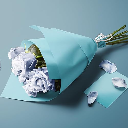 Miniatura 7 de Homeral Rollo de papel de regalo plateado mate, 46.8 pies cuadrados (17 pulgadas x 32.8 pies), color sólido para Navidad, cumpleaños, boda, baby