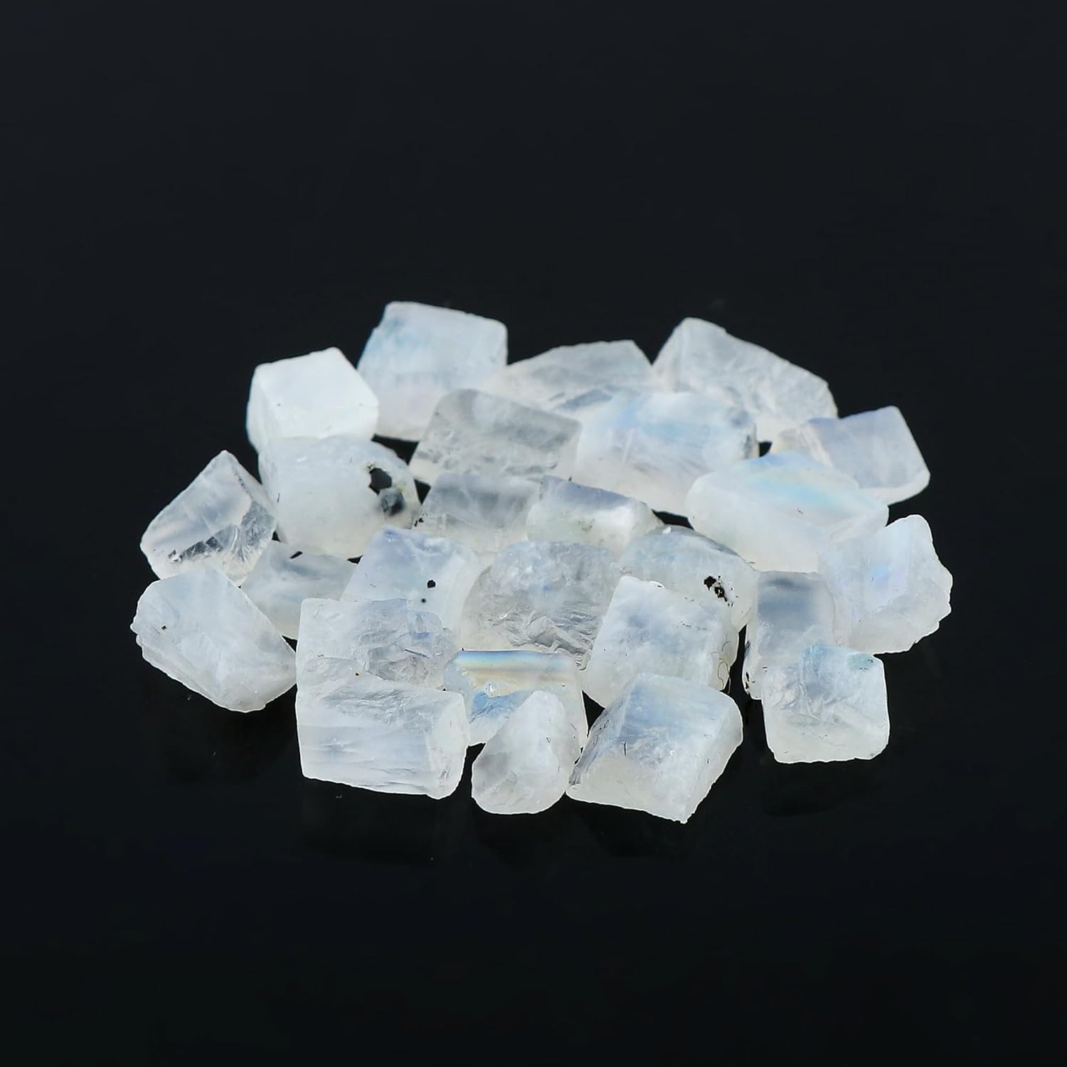 20 PCS, YASHEE Natural Moonstone Raw Gemstone, Real Crystals, Loose Wholesale Lot, Wire Wrapping, Rock Stone, Birthstone, AA+ Quality For Jewelry Making, Earring, Pendant Making, Crafts & DIY