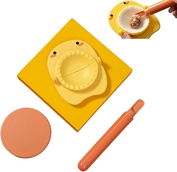 3 in 1 Dumpling Maker Press, Multifunction DIY Dumpling Mold, Pierogi Dough Press Mold, Kitchen Maker Press for Empanadas, Meat Pies, Potstickers