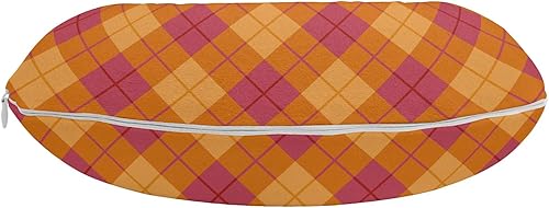 Miniatura 29 de Lunarable Teal Travel Pillow Neck Rest, Aquatic Fauna Theme Hand Drawn Style Various Starfish in Blue Shades, Memory Foam Traveling Accessory for