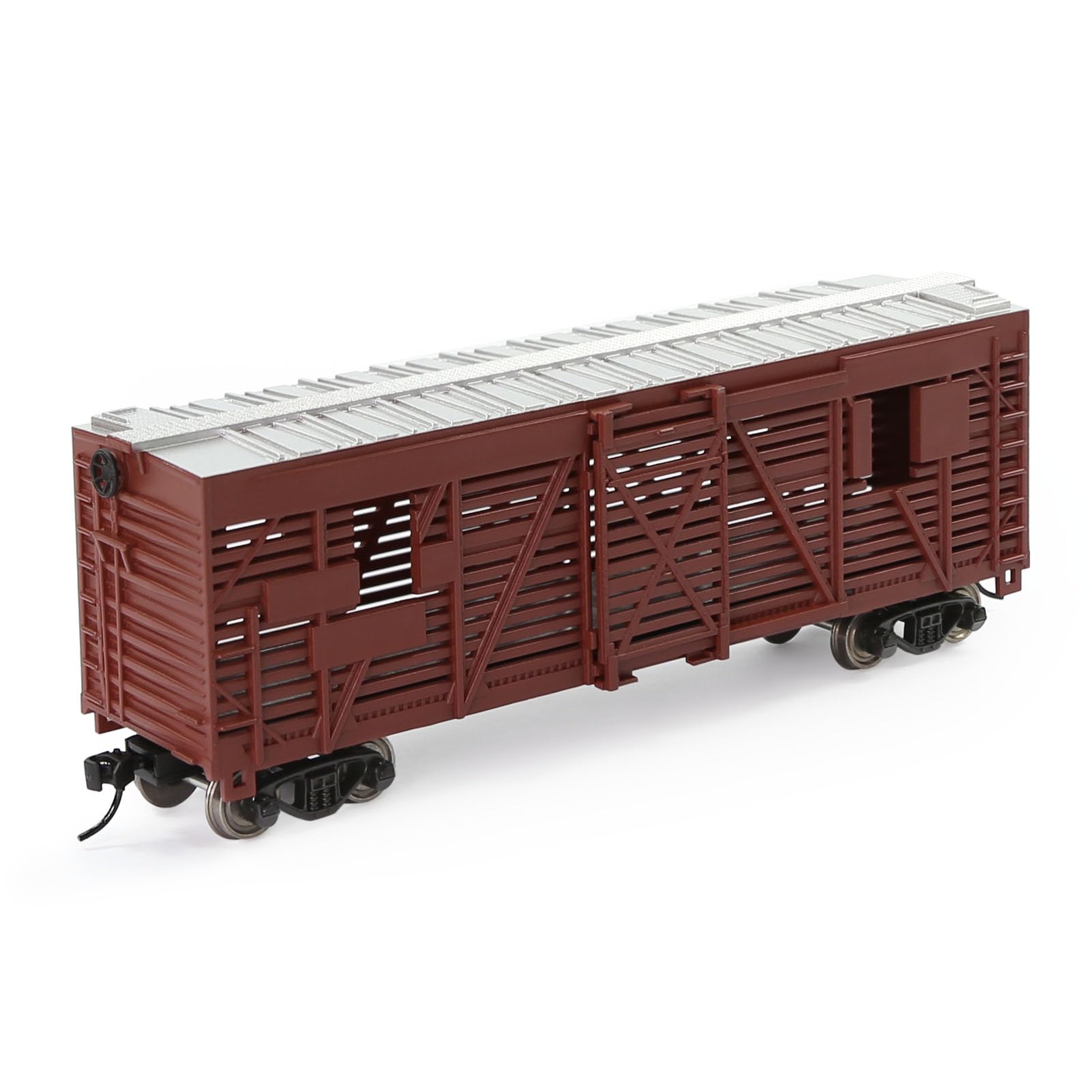 Wagon bétailler HO C8767 pour remplacer vos modèles fragiles par un Stock Car peint