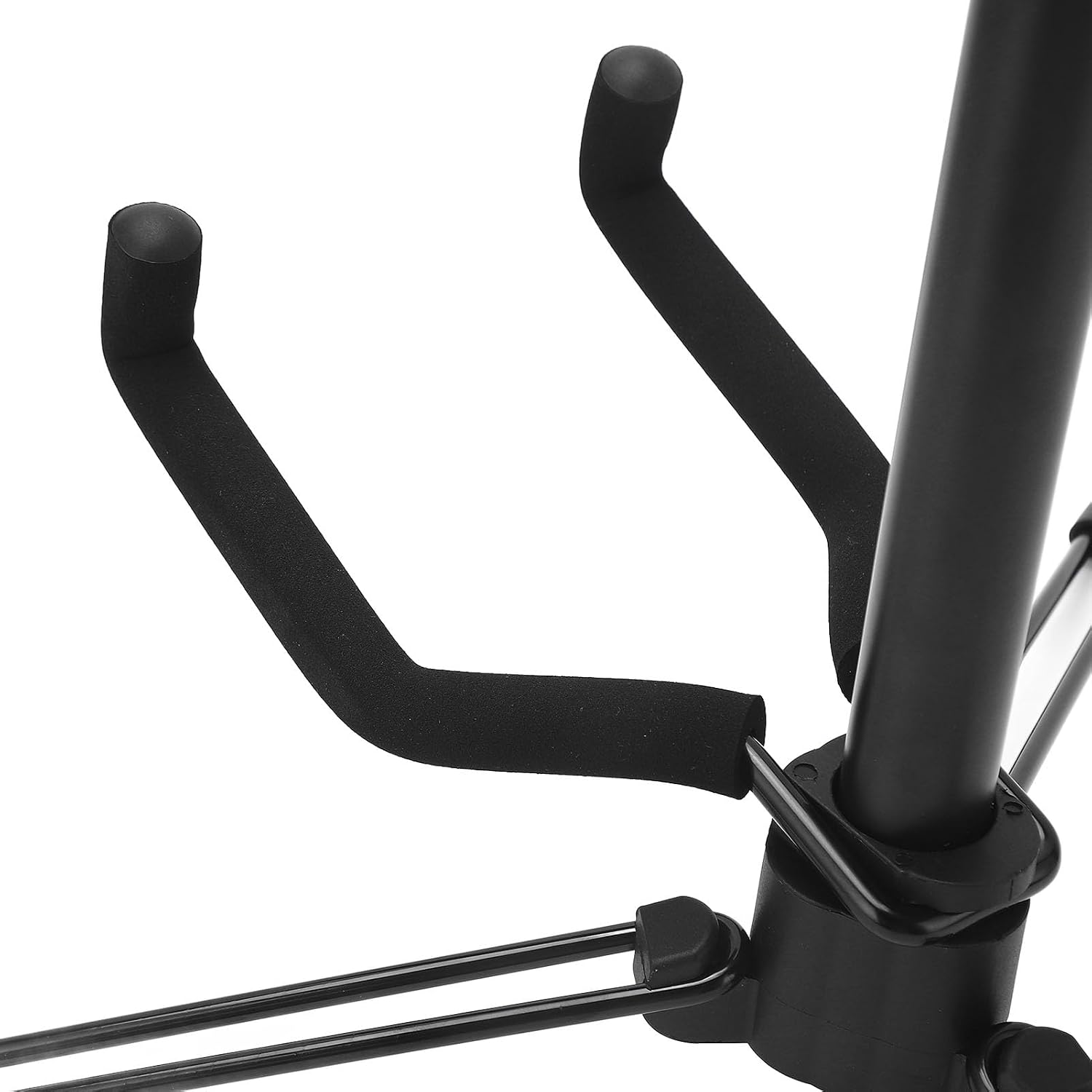 Universal Foldable Violin Stand with Protective Padding, Stable Tripod Base, Material, Portability for Ukulele, Mini Guitar, Banjo, Mandolin