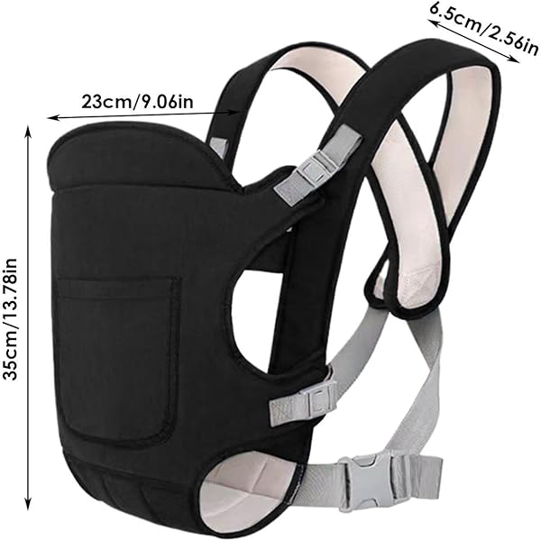 Sac À Dos Porte-bébé – Écharpe Légère Réglable Et Respirante, Siège De Hanche | Soutien Lombaire Pour Nouveau-né Sécurité Voyages Urbains Promenades Travaux Ménagers Maternité Enfant Famille - 5