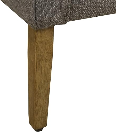 Miniatura 36 de HomePop Silla decorativa en forma de barril, reposabrazos, tela sólida y madera, verde azulado mediano verde azulado,Agua,Marrón,Gris y
