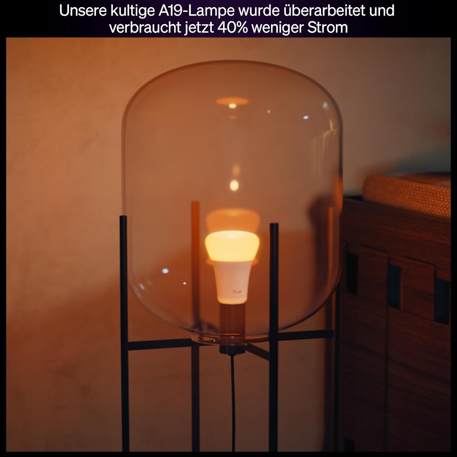Philips Hue Bundle – 2 x weiße 1600 A67 E27 Smart-Leuchtmittel, extra helle dimmbare LED, intelligente Beleuchtung, App- und Sprachsteuerung, funktioniert mit Alexa, Google Home und Apple HomeKit