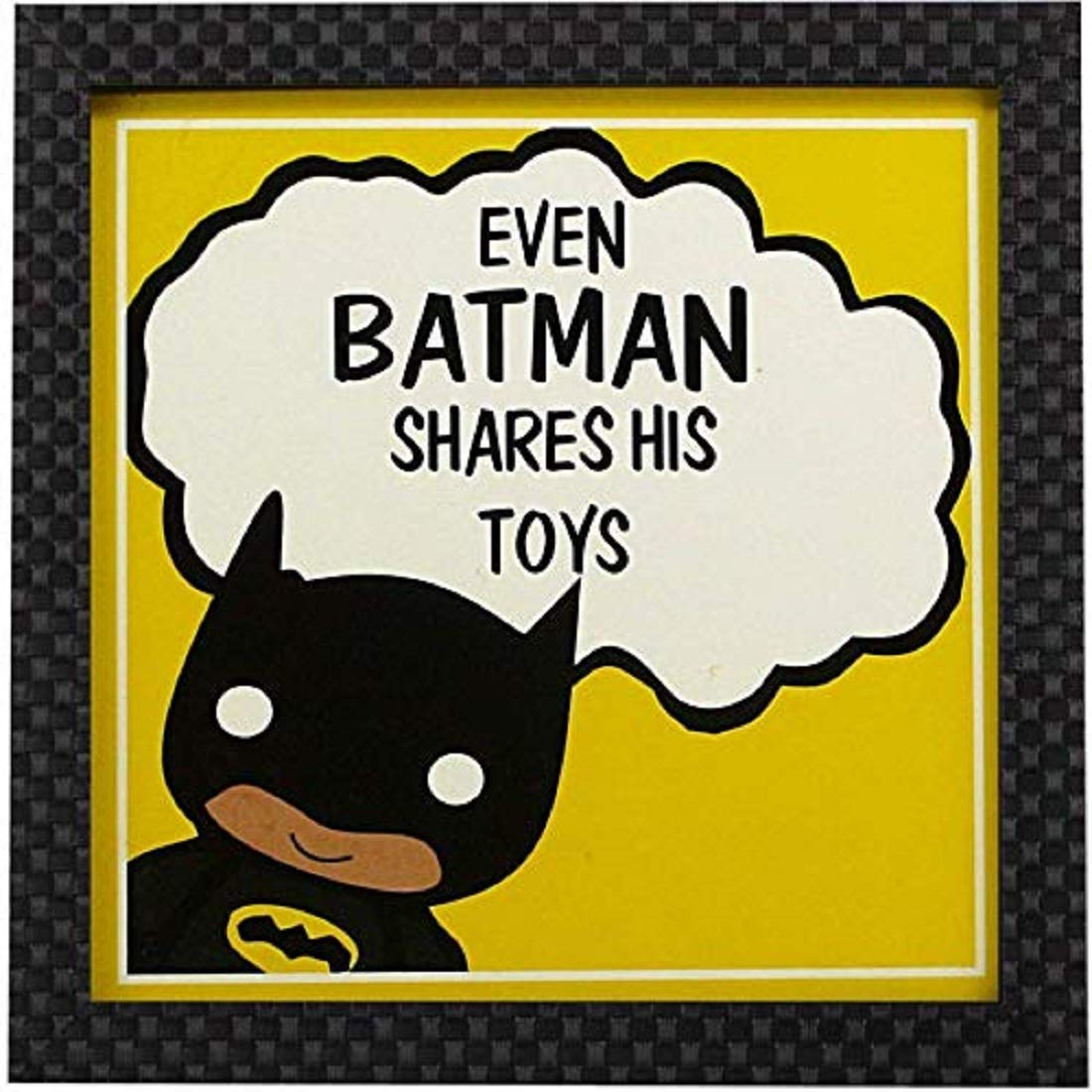 Webelkart Synthetic Design Motivational/Funny Quote Photo Frame for Wall, Office, Study Room Decoration Poster Framed Without Glass, (Multicolor, 10 x 10 Inch)