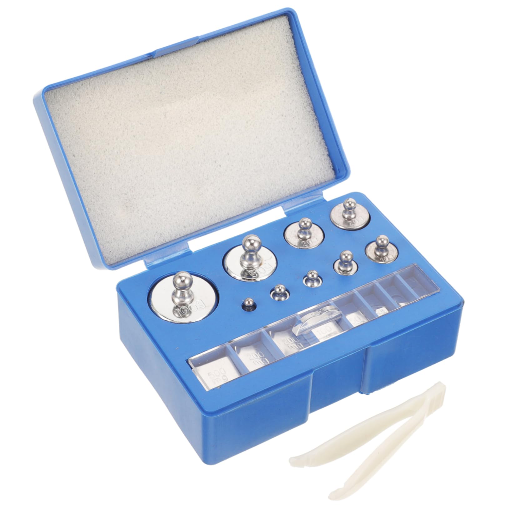 iplusmile 3juegos Pesos De Calibración De Precisión De Inoxidable Caja De Almacenamiento Para Experimentos Científicos y Mediciones Exactas