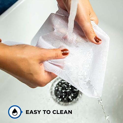 Vista 2 de Hojas deshidratadoras de silicona (paquete de 6) Accesorios deshidratadores para Cosori, Excalibur, Magic Mill- Bandejas de malla fina - tapetes