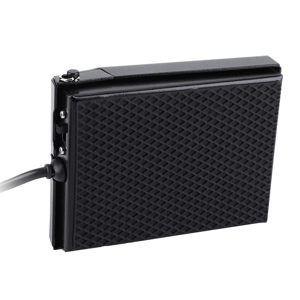 Sustain-Pedal für Keyboard, WTB004 Universelles Klavierpedal Geräuscharmes Halbpiedal Pianoaccessoire Polarisierbarer Schalter Pedal für Klavier und elektronisches Keyboard