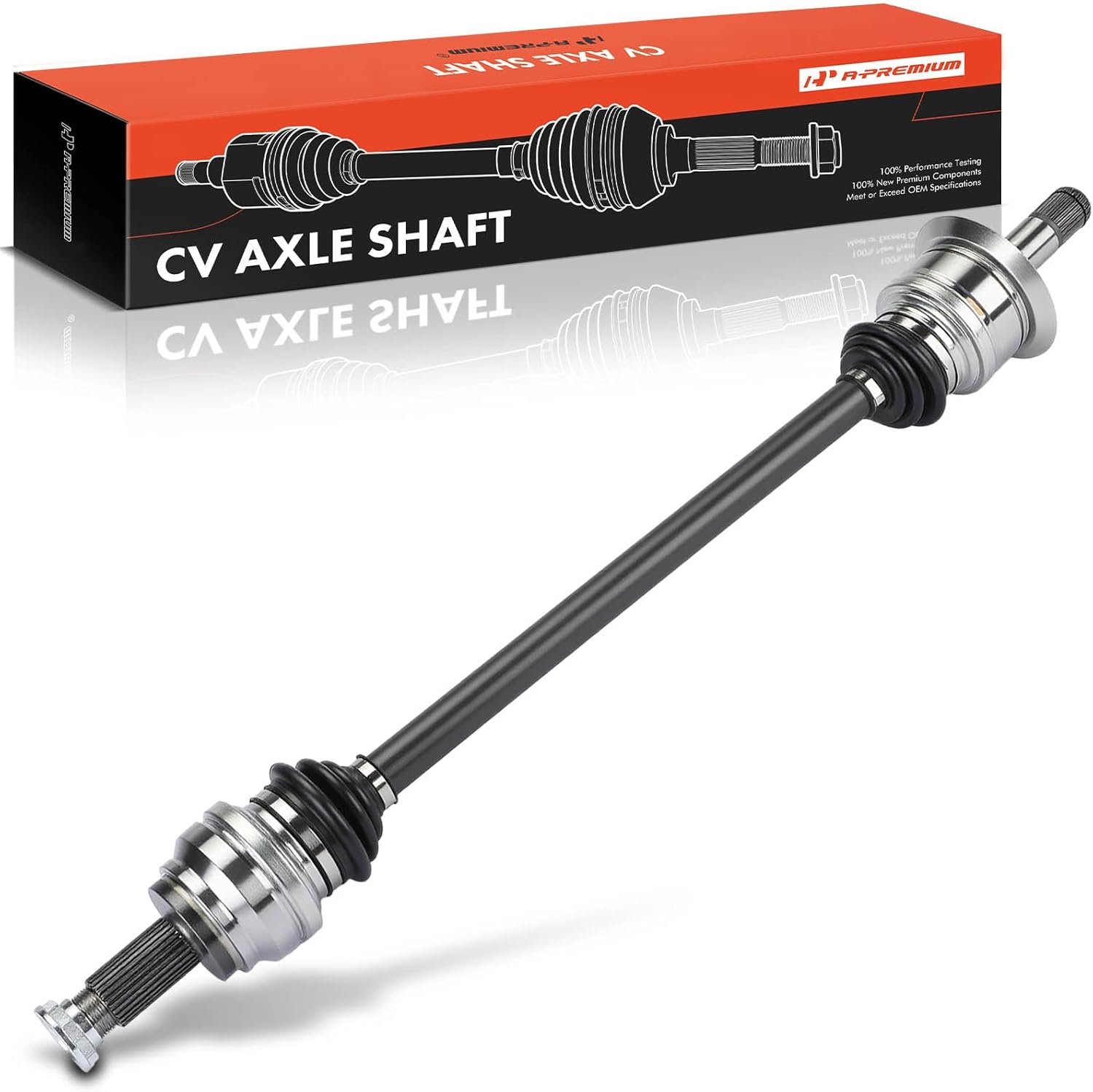 A-Premium CV Axle Shaft Assembly Compatible with BMW F25 Series X3 2011-2017, F26 Series X4 2015-2018, 2.0L 3.0L, Rear Right Passenger Side, Replace# J9C23044
