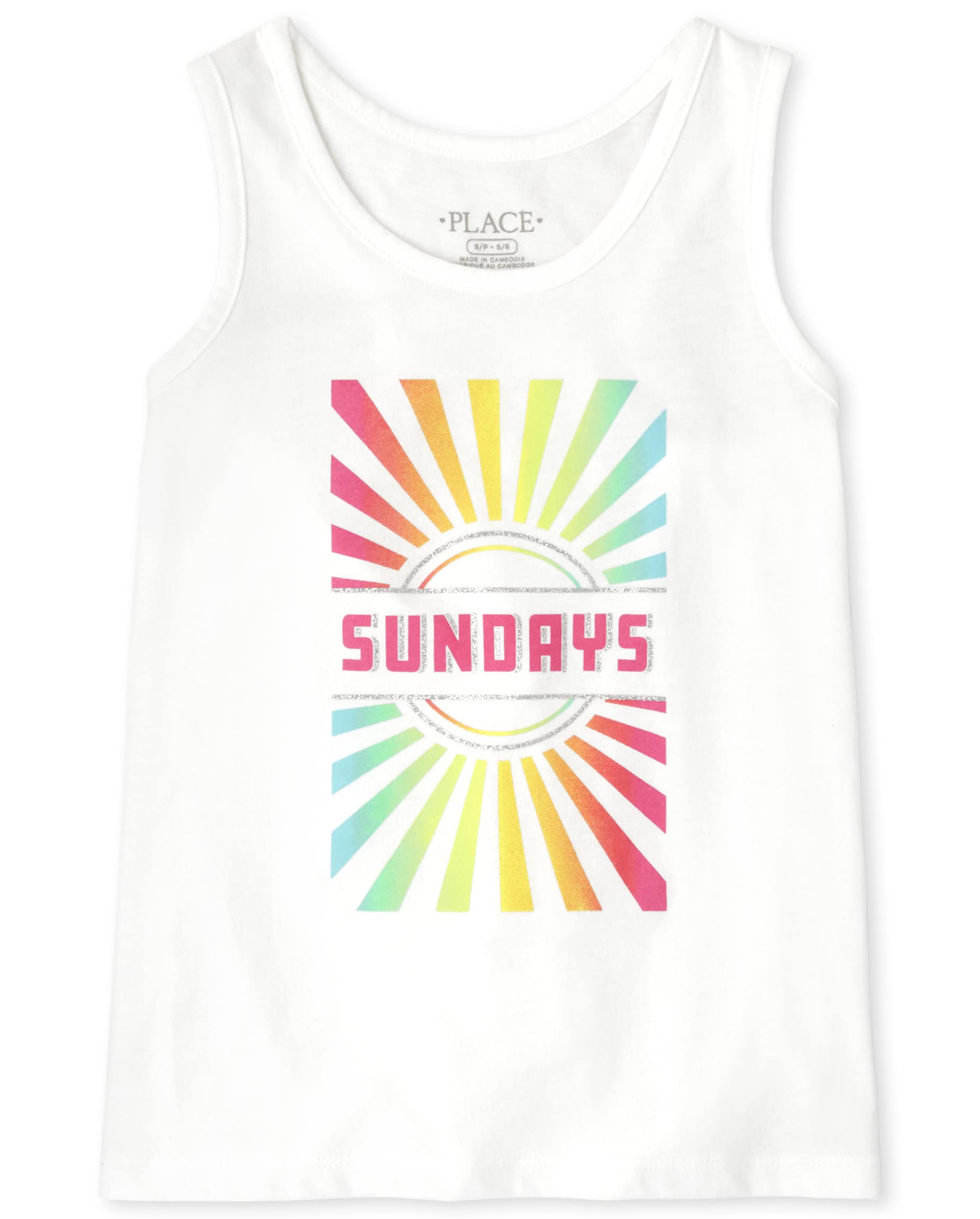 The Children's Place Girls Graphic Tank Top
