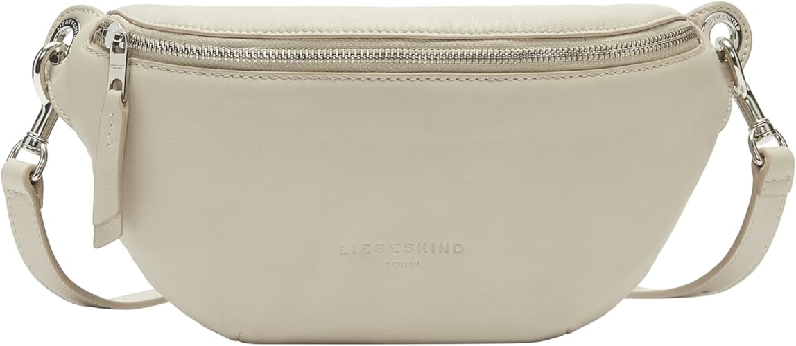 LIEBESKIND BERLIN Chudy Paper Touch Crinkle Beltbag S hellgrün