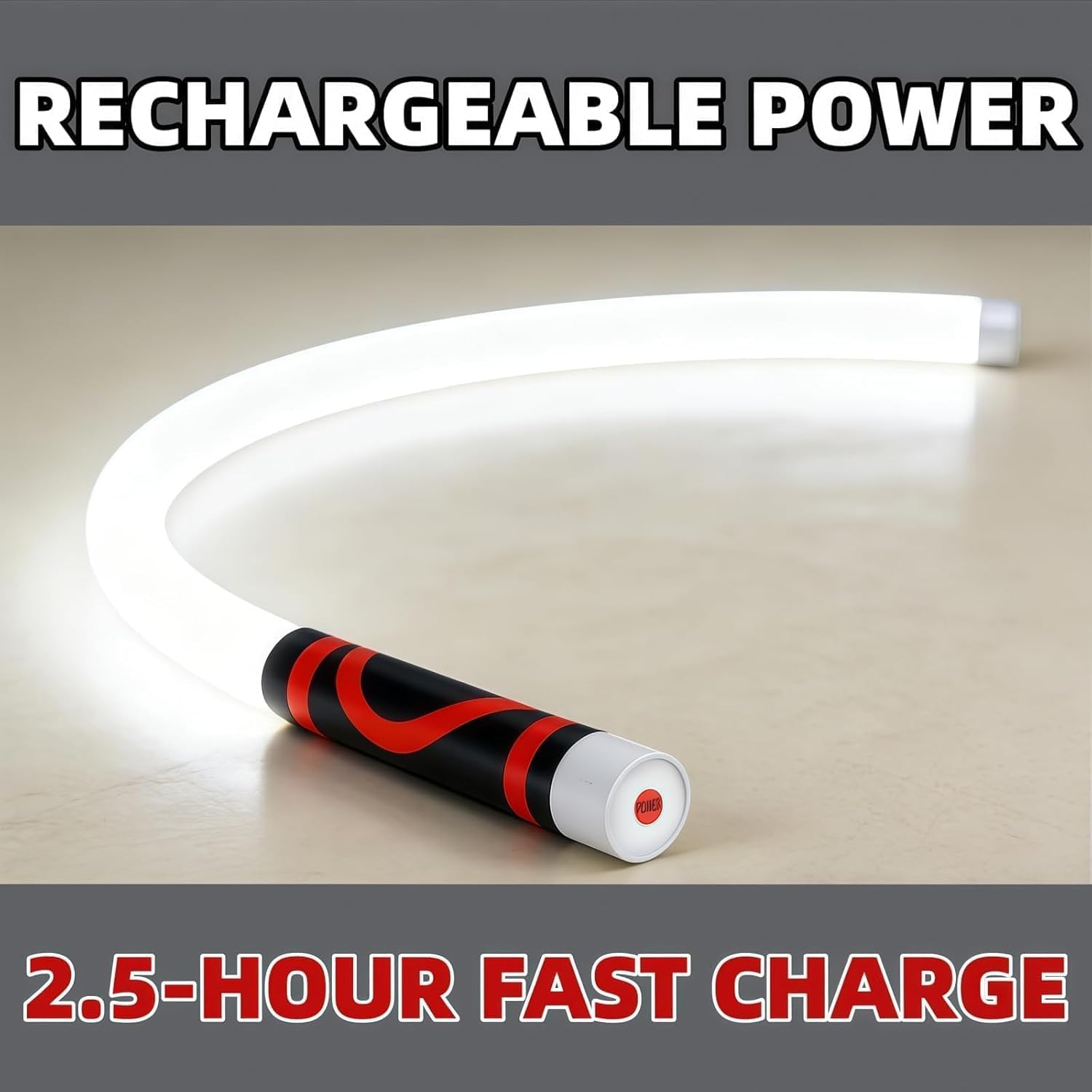 Torcia a LED, ricaricabile, pieghevole, con base magnetica, 3 modalità di luminosità, lampada portatile per ispezione auto e attività meccaniche