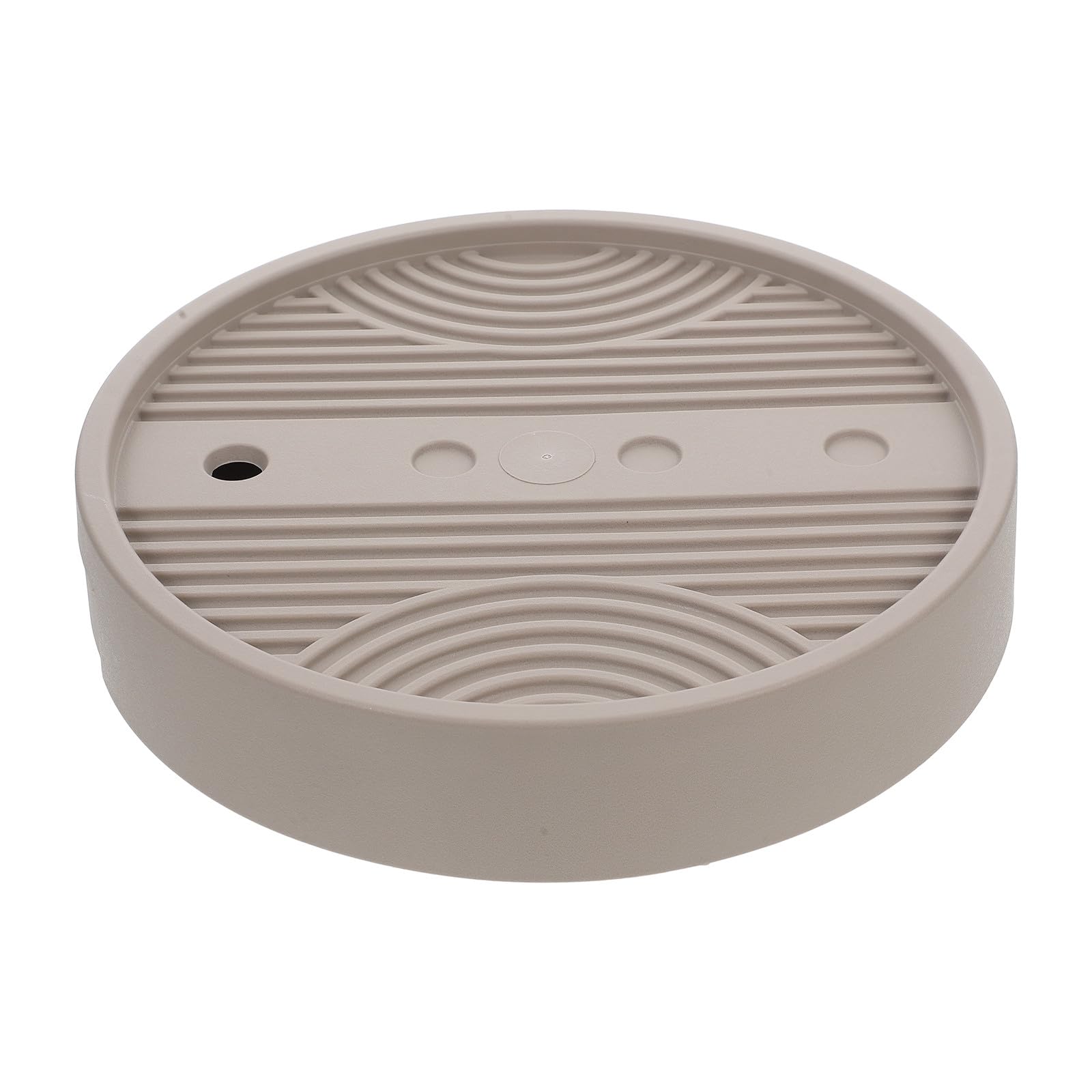 Support plateau mobile en PP pot de fleurs à roulettes et bac récupérateur eau intérieur
