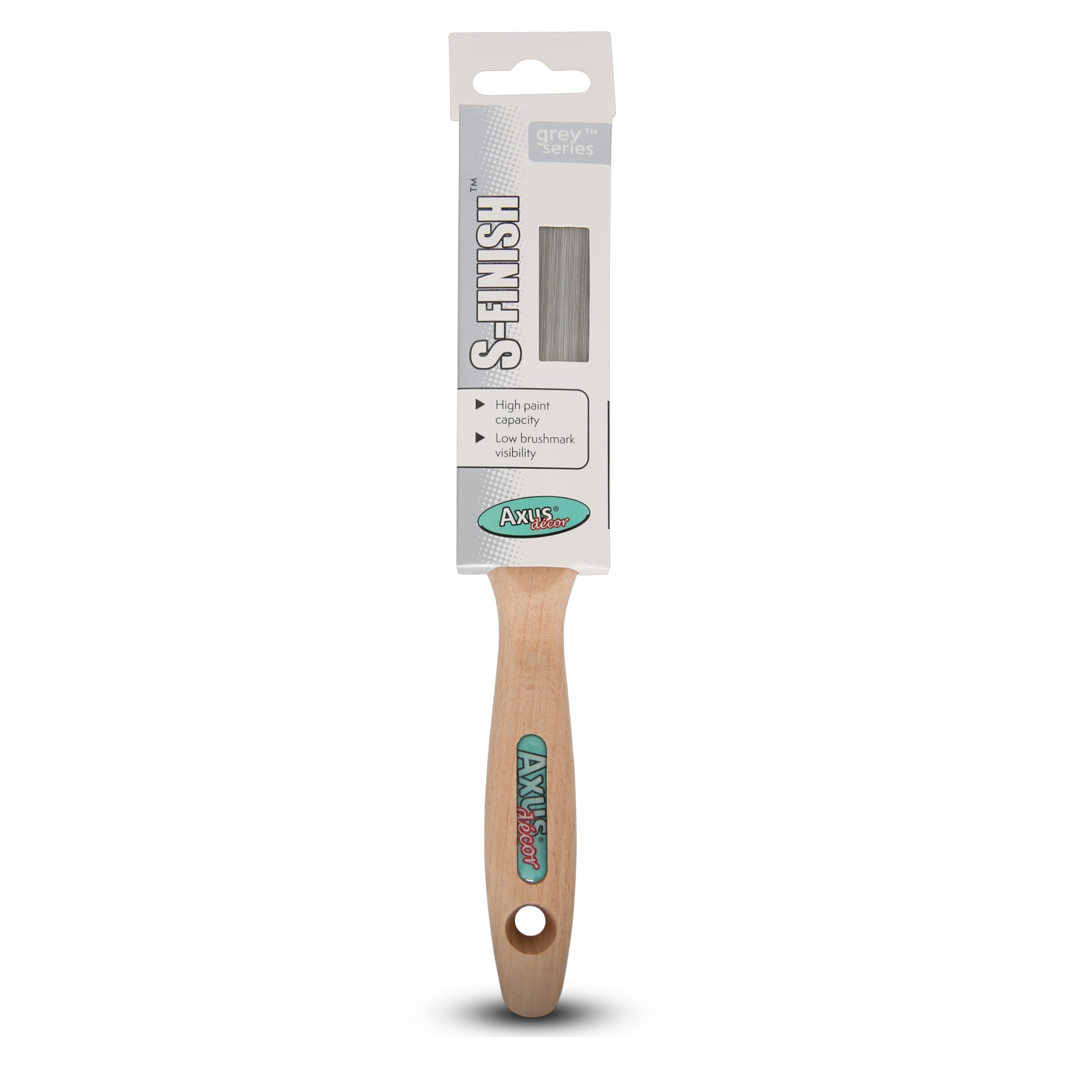 Axus Unisex Grey S-Finish Paint Brush 150Mm