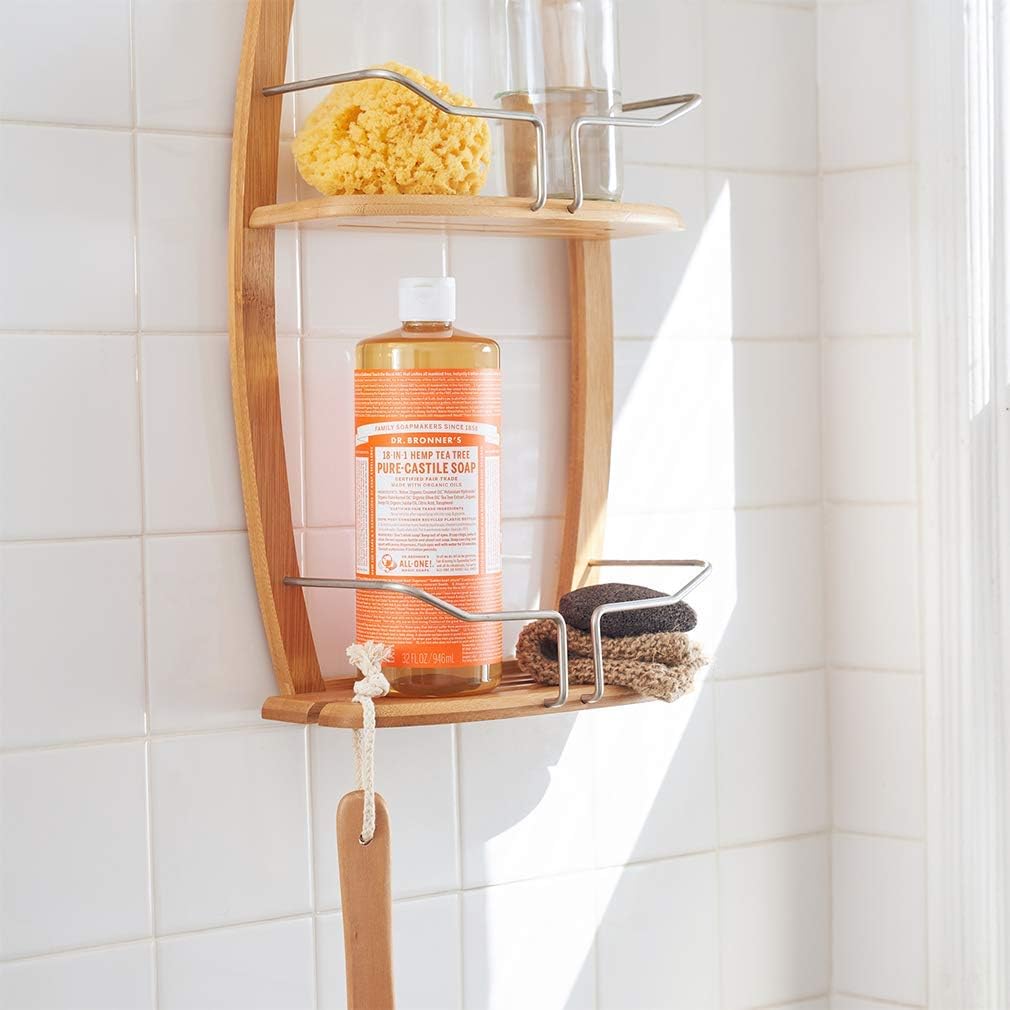 Dr. Bronner Magic 18-in-1 Hemp Tea Tree Pure Castile Soap, 1 Gallon