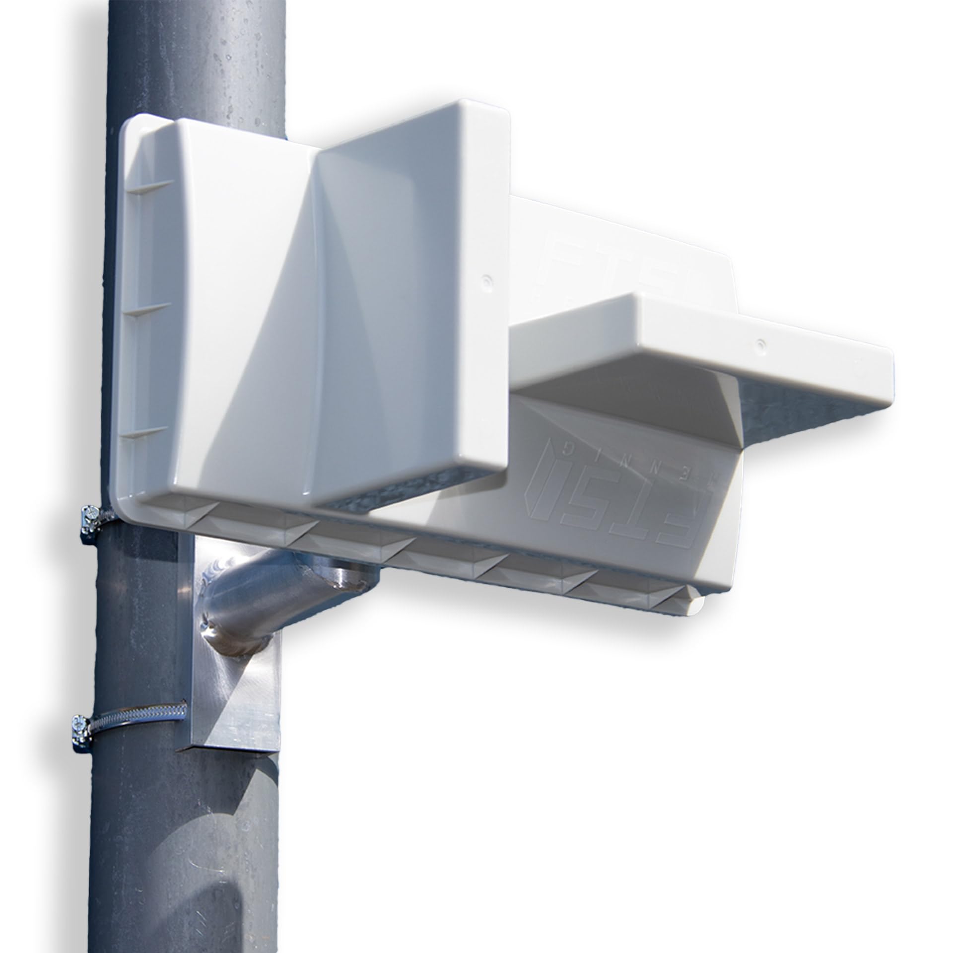 FTS Complete All Antenne directionnelle universelle LTE/5G avec gain 2 x 12 dBi | Résistante aux intempéries et puissante pour une meilleure réception | Montage facile | Avec câble de 10 m