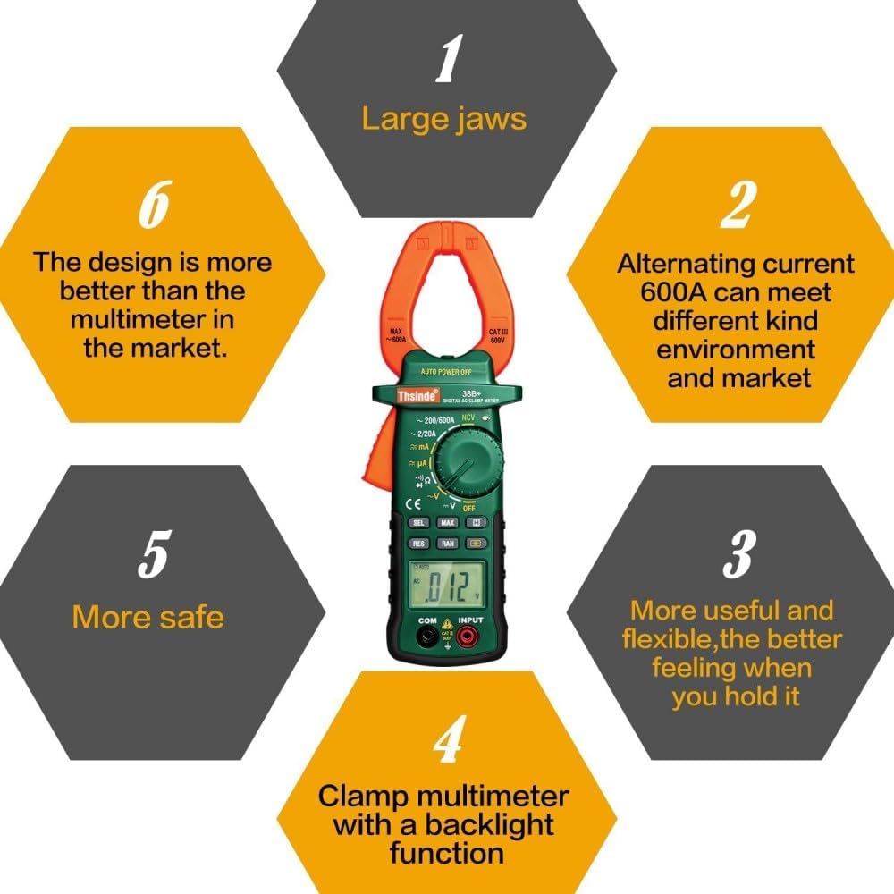 Snapklik.com : Auto Ranging Digital Multimeter TRMS 6000