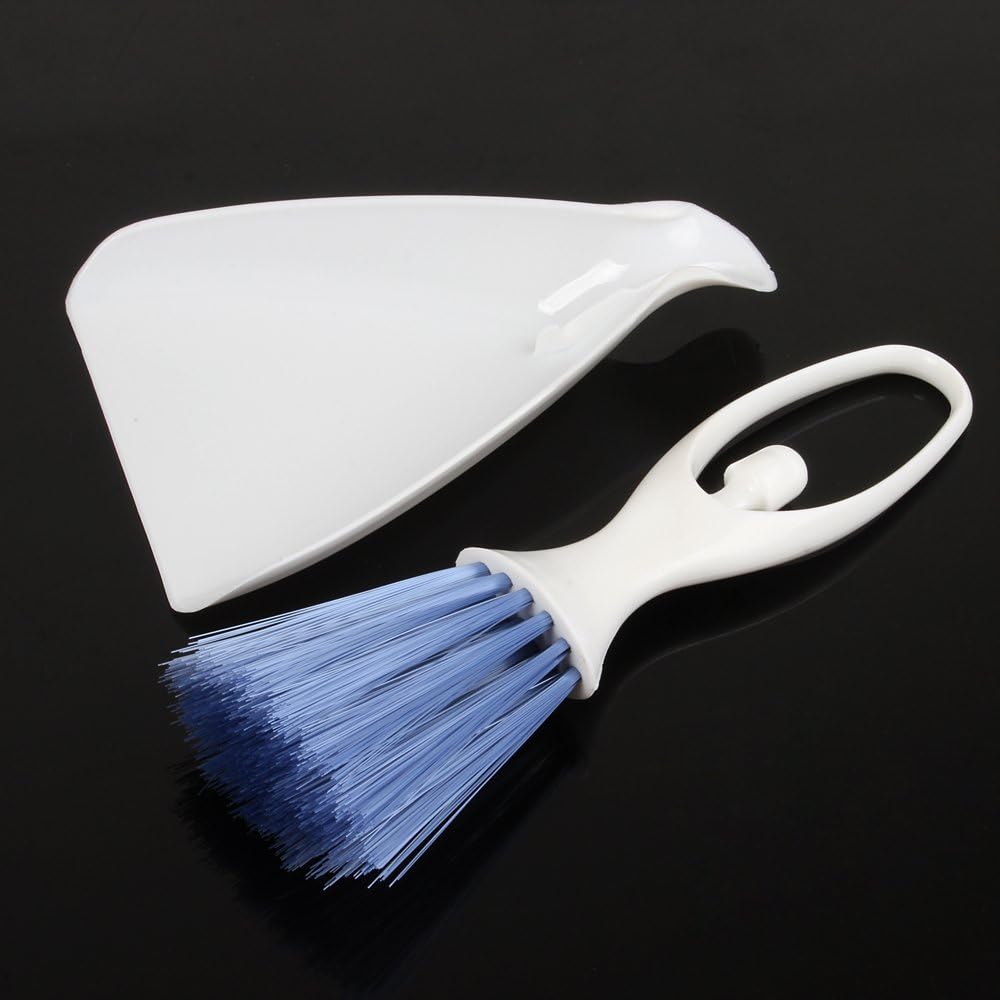 Jscarlife Mini Dustpan and Brush Set Cleaning Tool, Broom and Dustpan Set The Best Mini Hand Broom, Desk, Countertop, Key Board, Cat, Dog and Other Pets, Dustpan : Health & Household