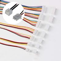 YIXISI 460 db-os JST Csatlakozó Készlet, 2.54 mm JST-XH Aljzat, Adapter Kábel, 2/3/4/5/6 Tűs Dugó Elektronikai Projektekhez 5