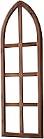 Sintosin Rustic Arch Window Frame 12x36 Inch Farmhouse Wall Decor - Handmade Distressed Wood Hanging Art for Bedroom Living Room